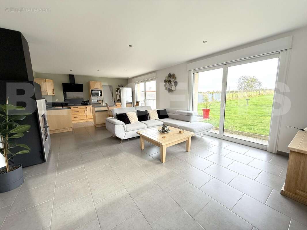 SALON + CUISINE - Maison à DIEVAL