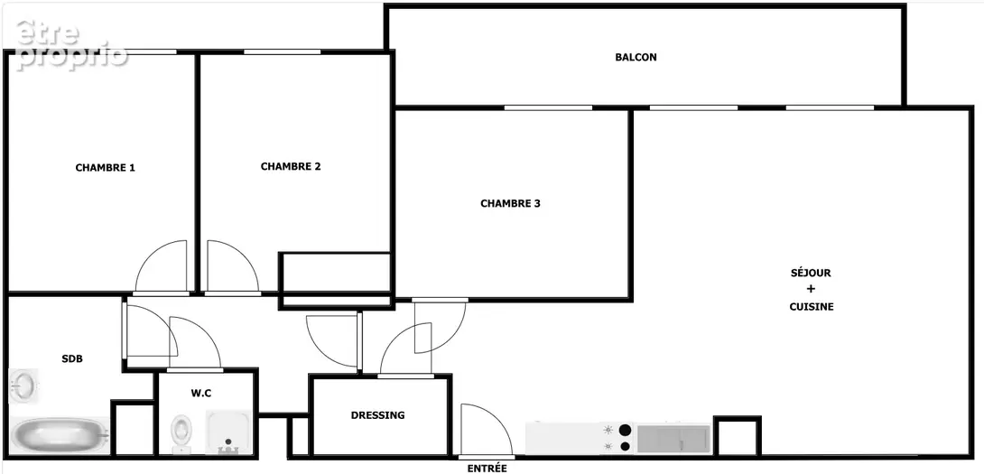 Clichy - 4 pieces - balcon - 630 000 fai - photo 8