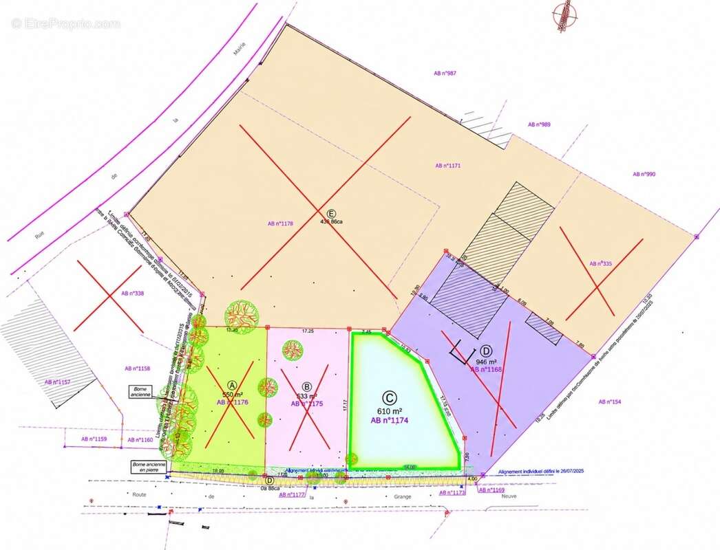 Terrain à vendre 610m² à FOISSIAT proche centre village (01) - photo 3