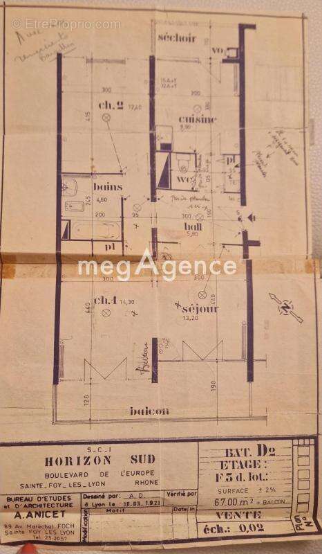 Appartement à SAINTE-FOY-LES-LYON