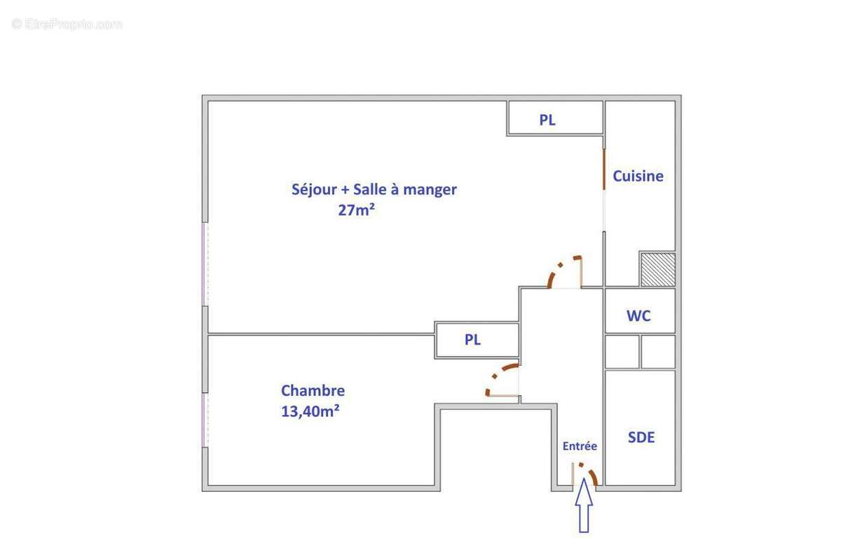 Appartement à PARIS-16E