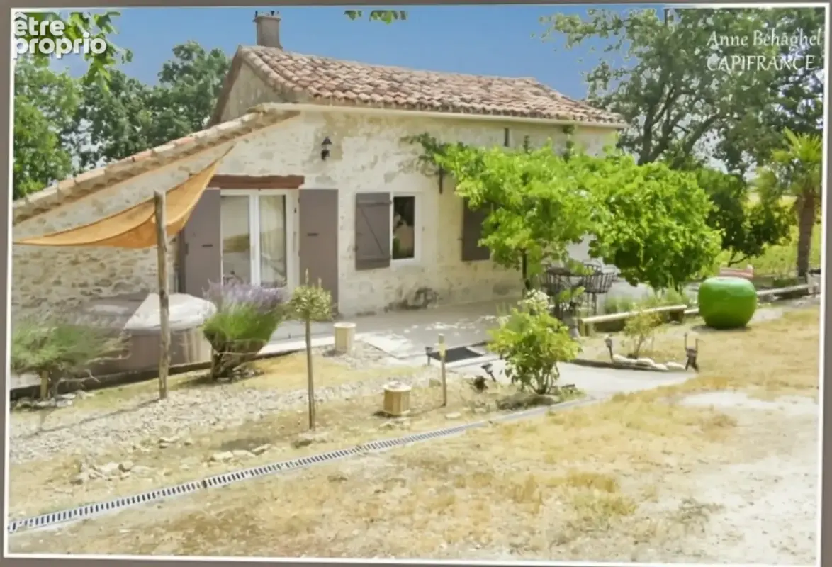 Entre Lectoure et Astaffort- Maison en pierre 5 pièces-127m2-  terrain 1526m2 - photo 2
