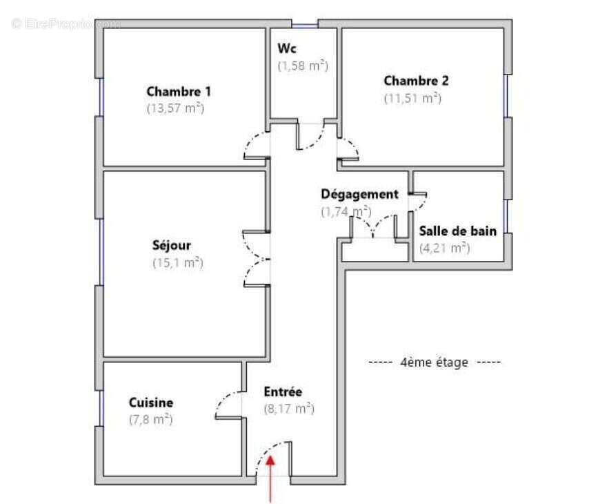 Appartement à LA GARENNE-COLOMBES