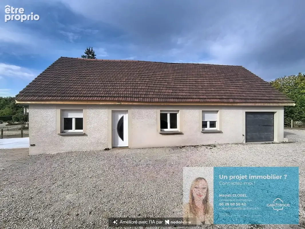 Maison de plain-pied de 2019 – 3 chambres – Terrain de plus de 800 m² Pierre de Bresse - photo 2