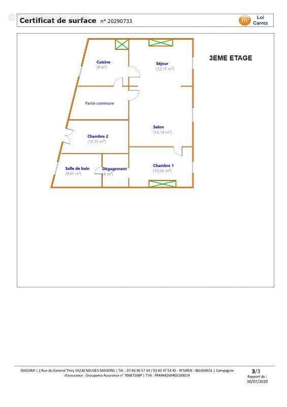 Appartement à NANCY