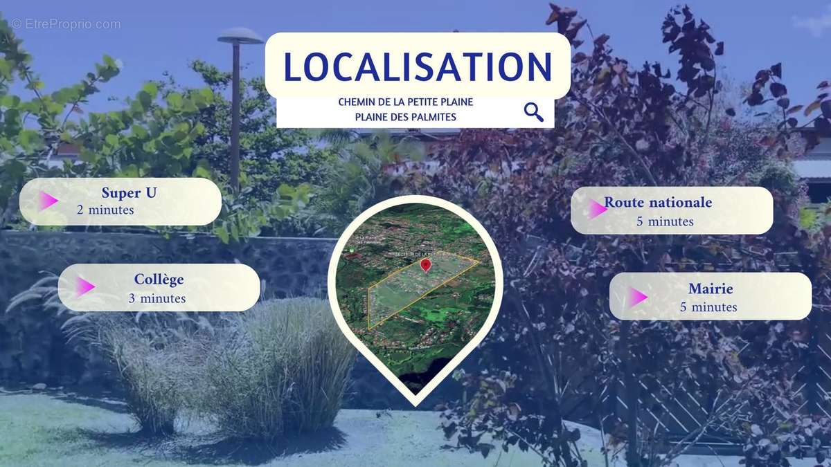 Terrain à LA PLAINE-DES-PALMISTES