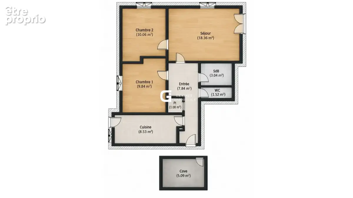 Appartement Oyonnax 3 pièces 60.19 m2 - photo 8