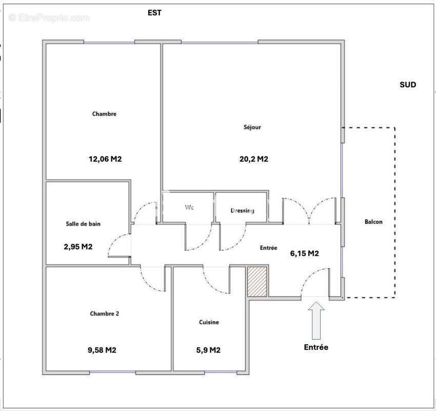 Appartement à GENTILLY