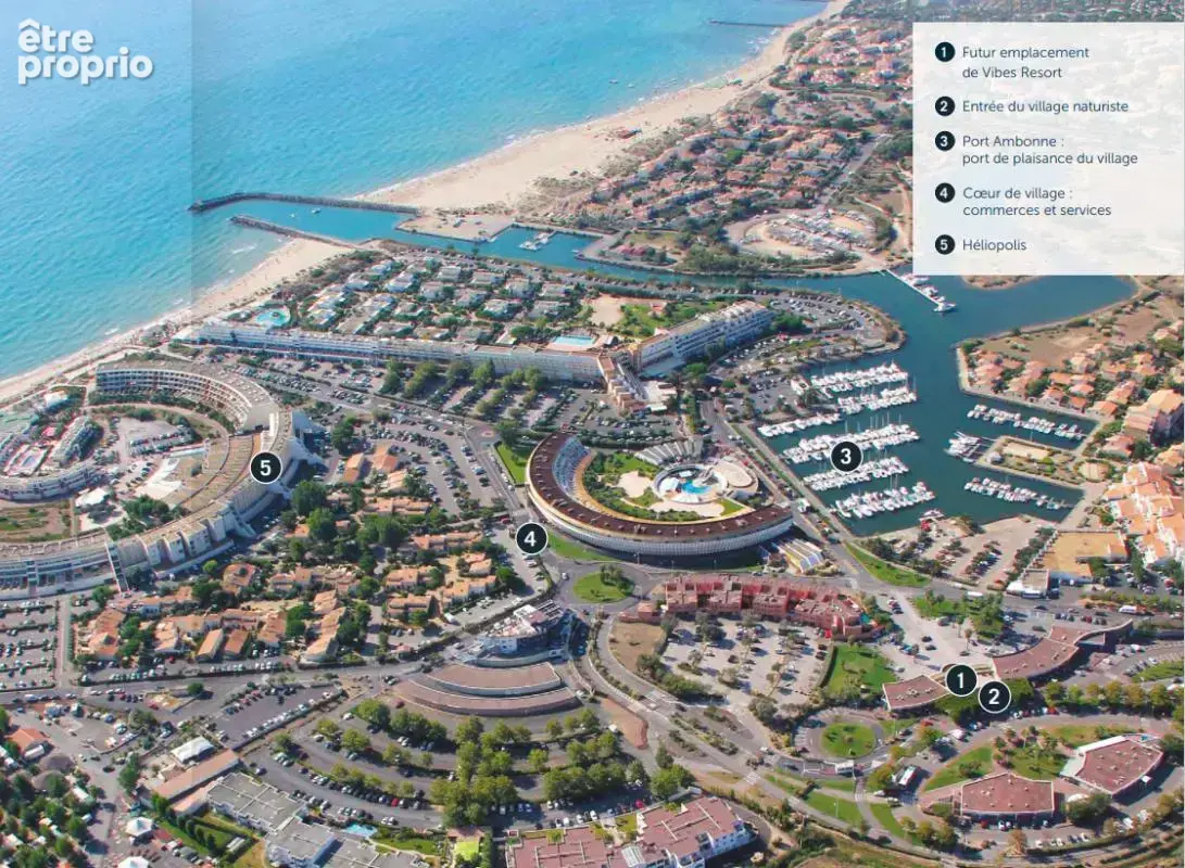 CAP D'AGDE. Village Naturiste. Duplex T3 en Rooftop avec Piscine, Jacuzzis et Garage Privatif - photo 13