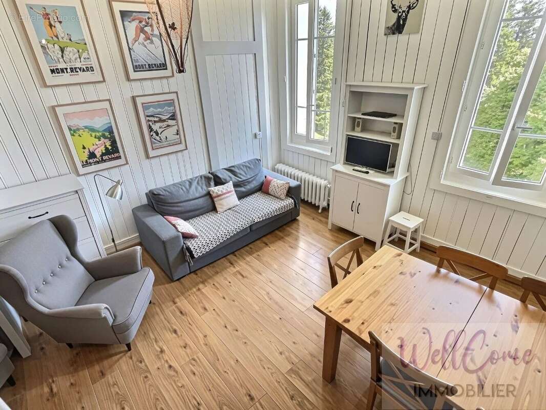 Appartement T1 rénové et meublé à vendre au Revard Parc des Bauges - parking de copropriété - photo 7