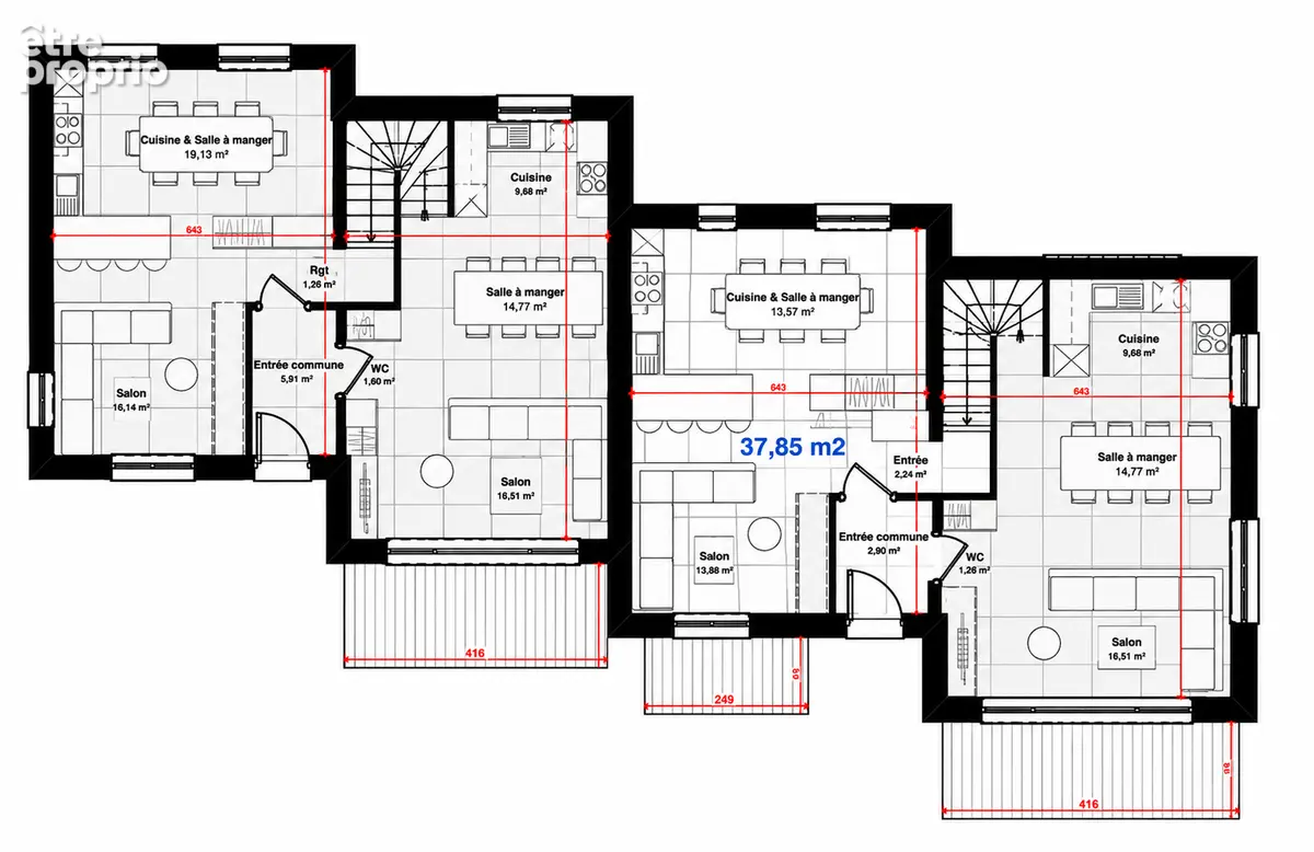 Appartement Bourg Saint Maurice 4 pièce(s)  104,93 M² - photo 3