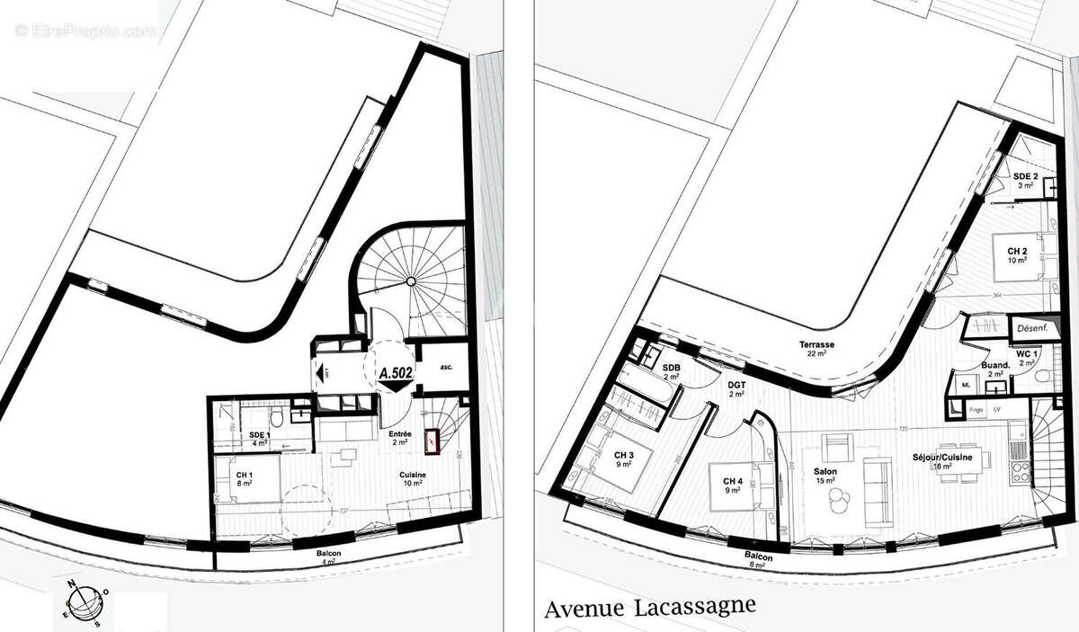 Appartement à LYON-3E