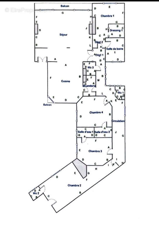 Appartement à PARIS-17E
