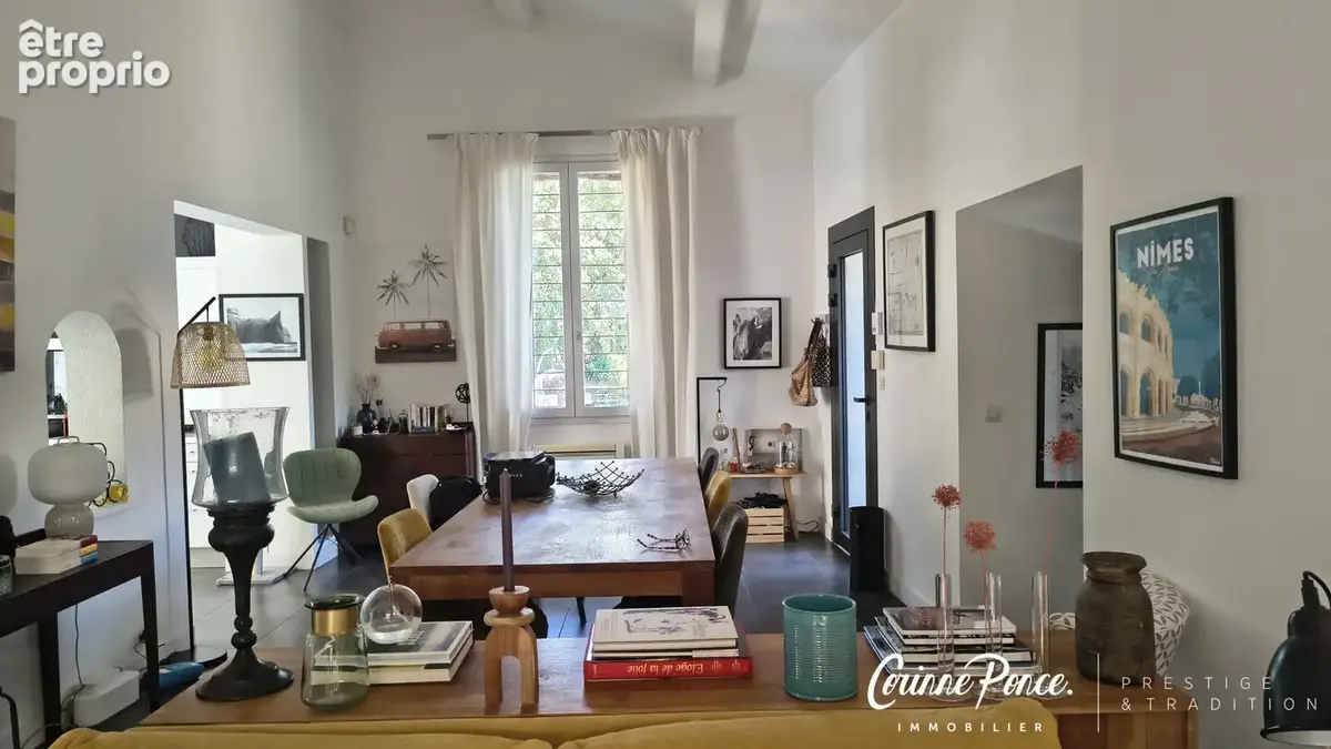 Nîmes Maison de charme villa rénovée avec magnifique vue proposé par Corinne Ponce Immobilier - photo 11