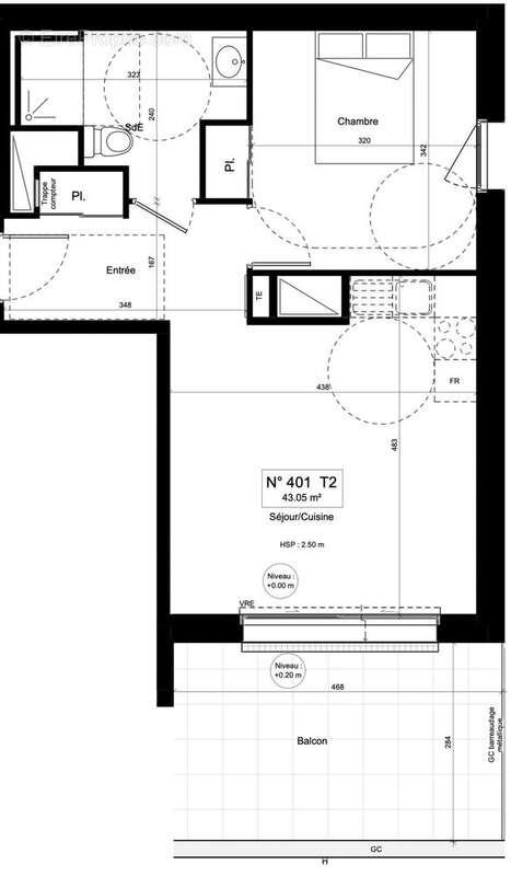 Appartement 43 m² à Guipavas  - photo 3