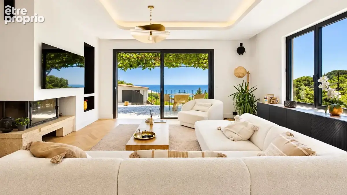 Golfe-juan – proche super cannes  villa 200 m² – vue mer – piscine - photo 2