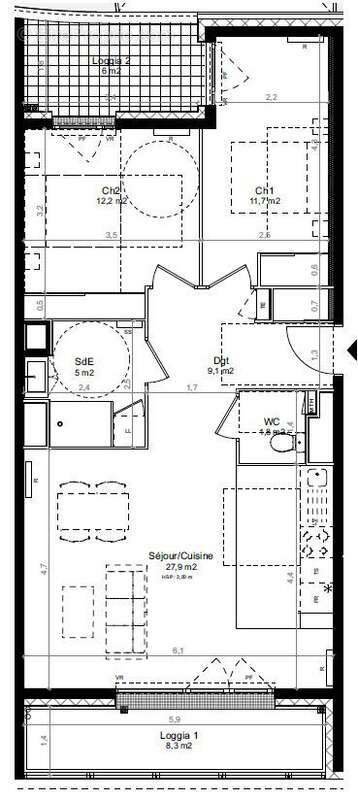 Appartement à BORDEAUX