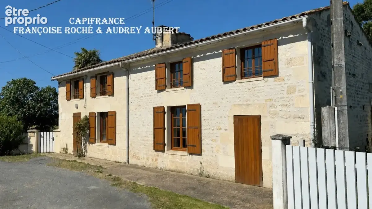 Ensemble immobilier : maison + gîte + annexe + garage, atelier et jardin clos à  NIEUL LES SAINTES (17) - photo 8