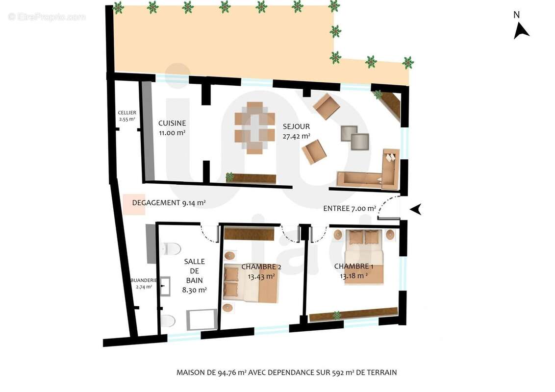 Photo 2 - Maison à BELBERAUD