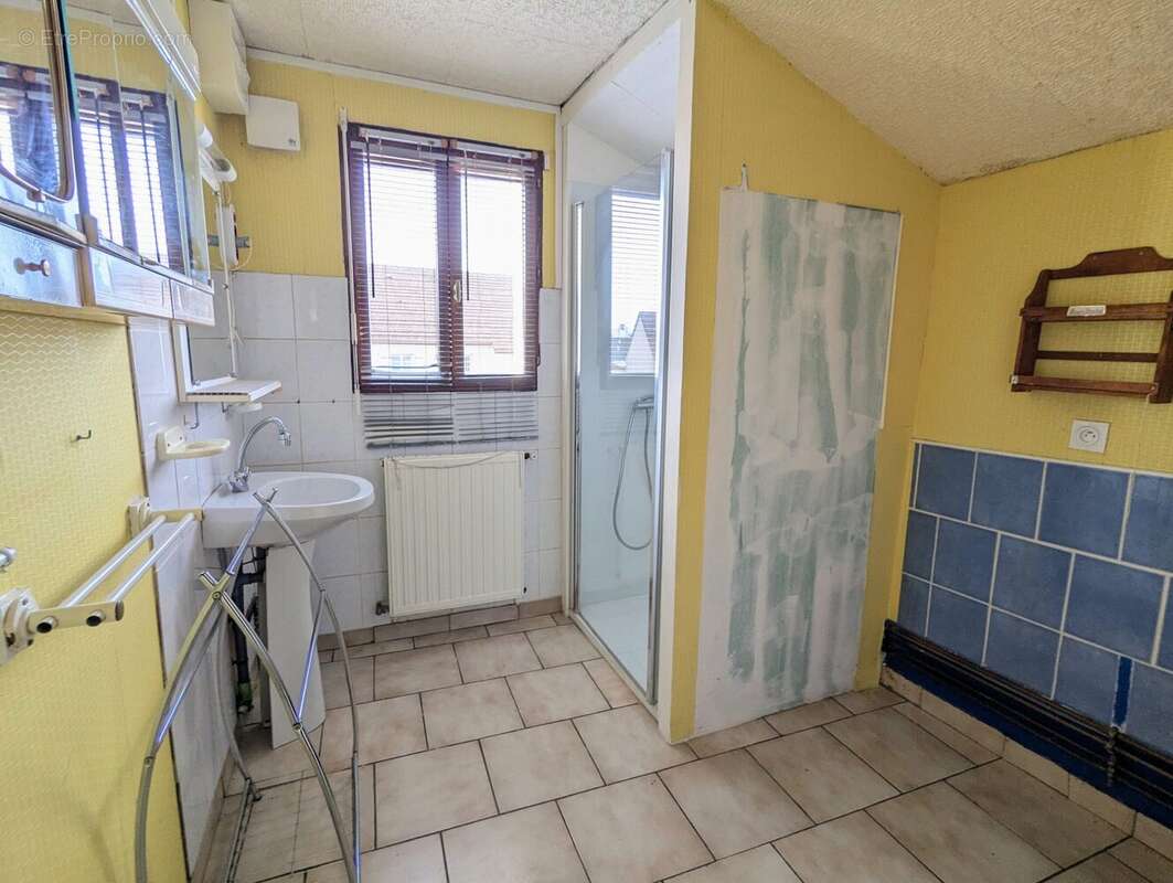 salle d'eau - Maison à LONGUEVILLE