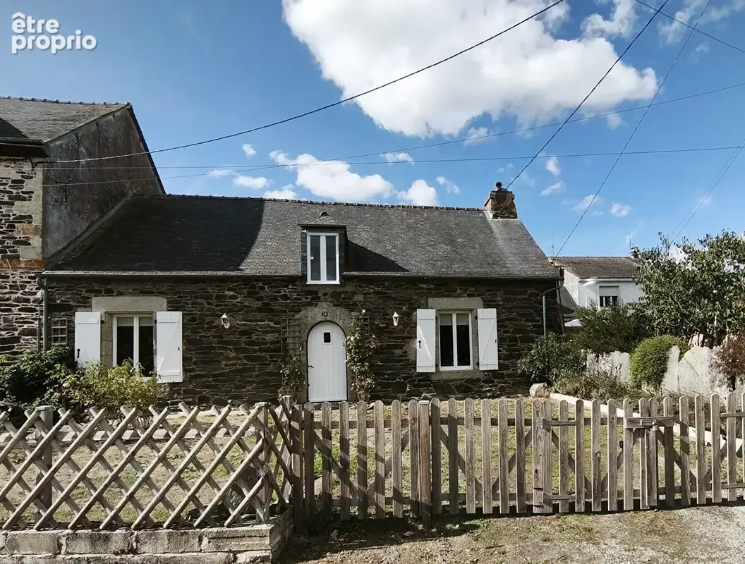 MORBIHAN, Clégueréc, Maison mitoyenne, 2 chambres, jardin, parking - photo 2
