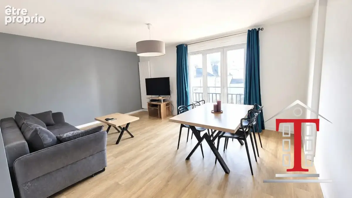 Séjour lumineux  - Appartement à ANGERS