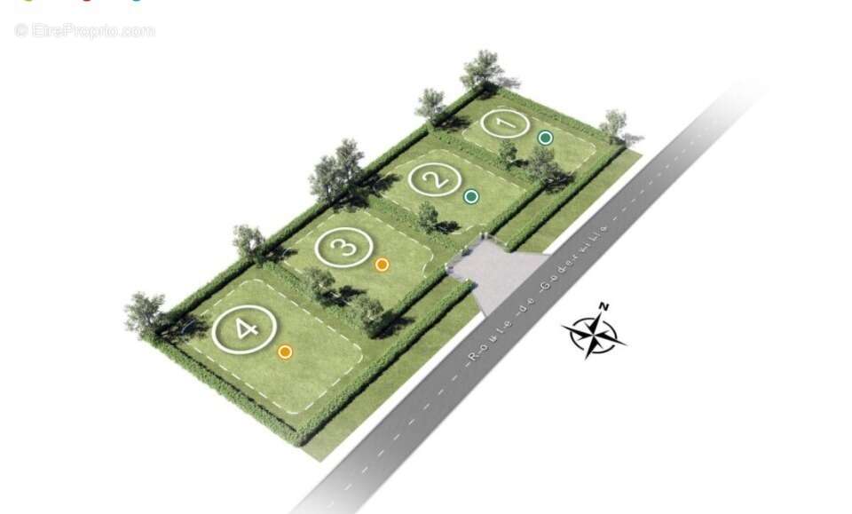 Terrain à BORNAMBUSC