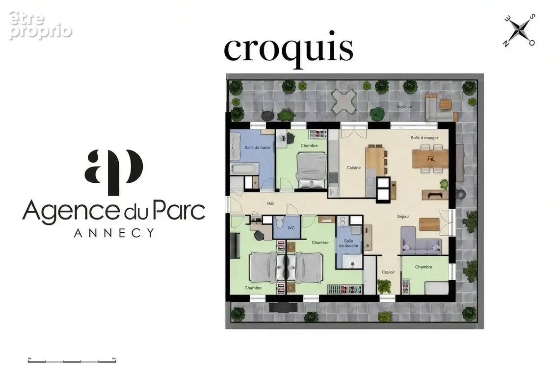 Appartement 4 pièces 115 m² à vendre à Annecy-Le-Vieux (74940) - photo 3