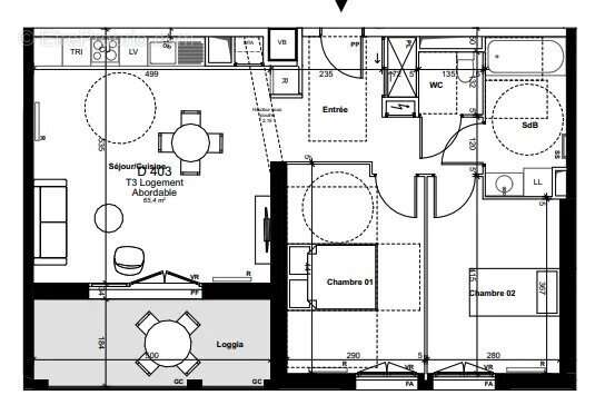 Appartement à BORDEAUX