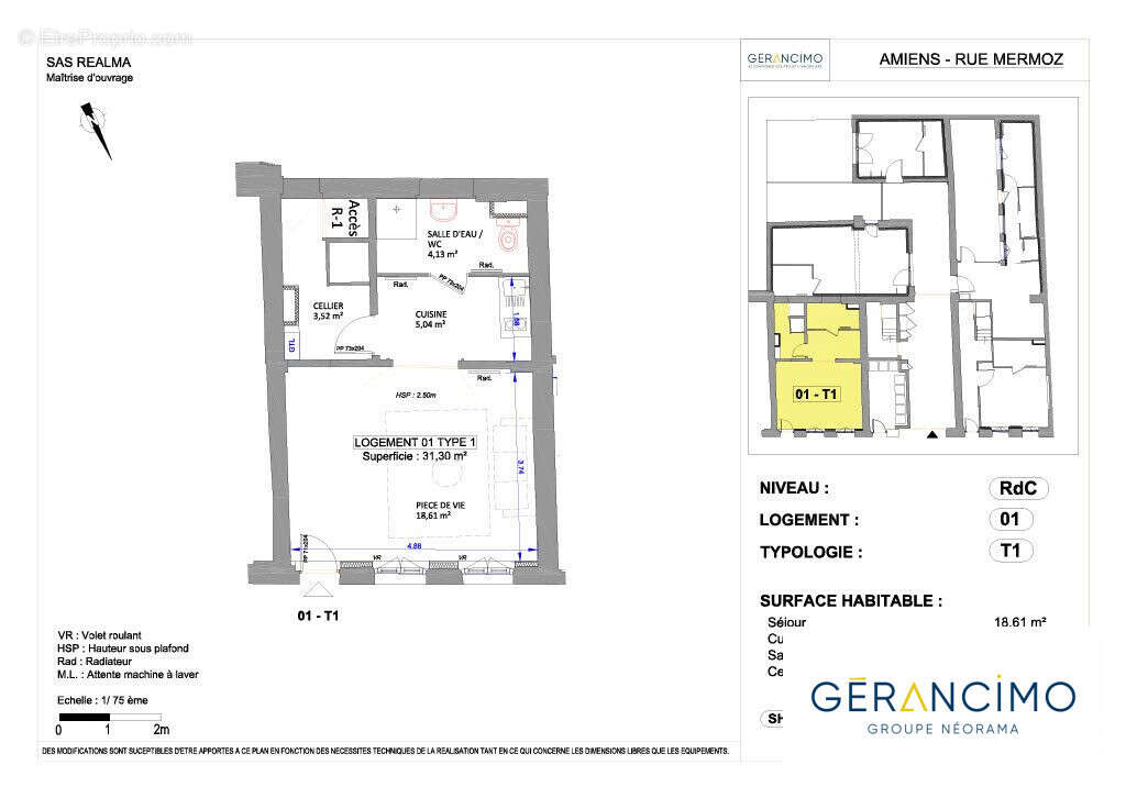 Appartement à AMIENS