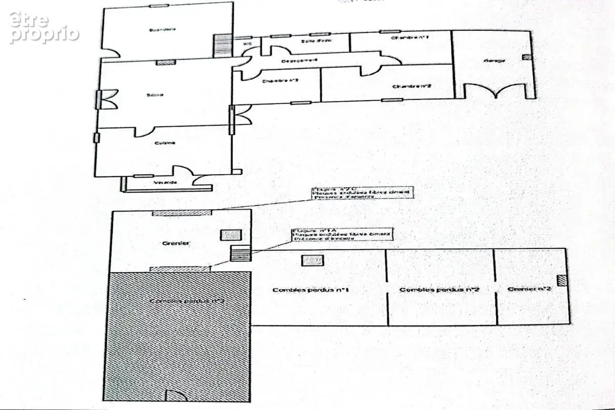 Exclusivité VENTE AUX ENCHÈRES MIZAPRI! Côtes d'Armor 22150 Hénon. Maison de plain-pied, 3 chambres, garages, terrain constructi - photo 17