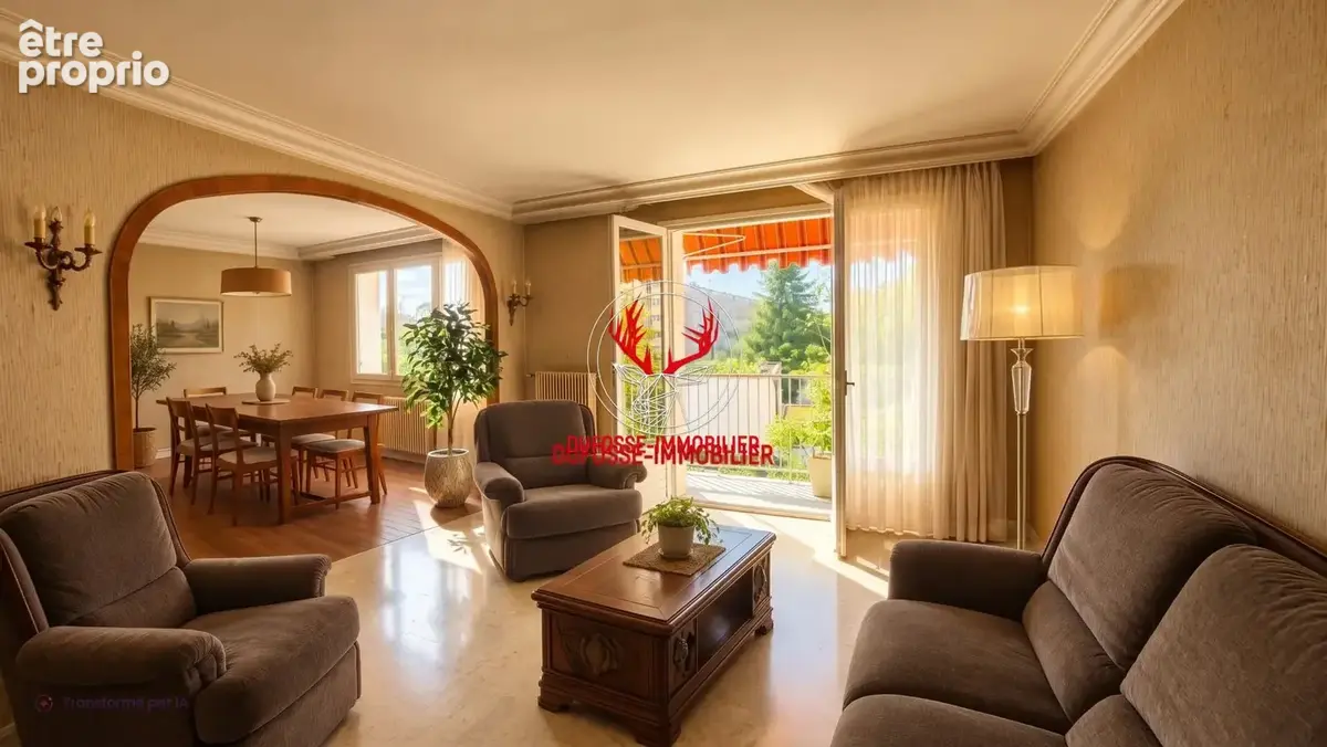 Appartement traversant 78m² avec balcon, cave et garage - Bron centre (69500) - photo 2