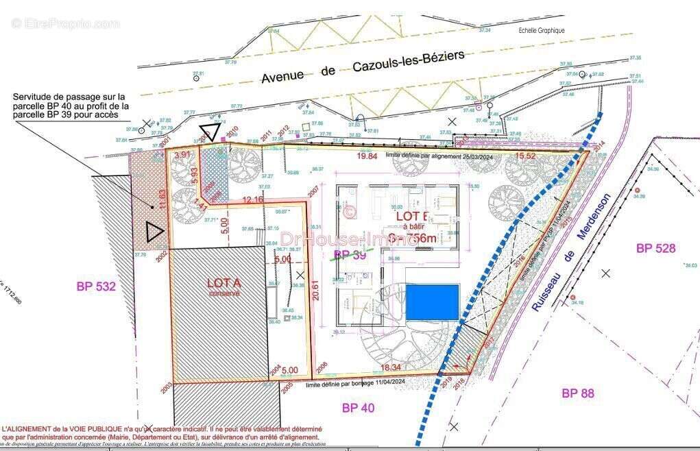 Terrain à MARAUSSAN