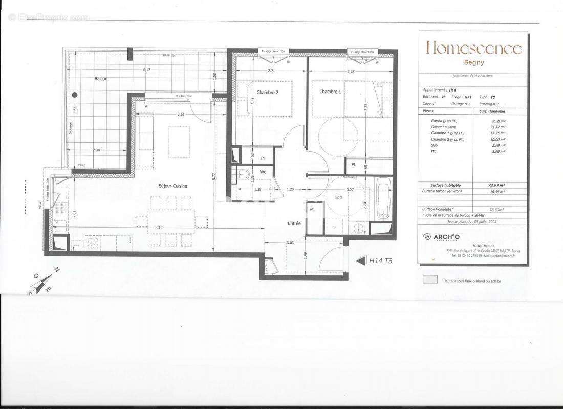 Appartement à SEGNY