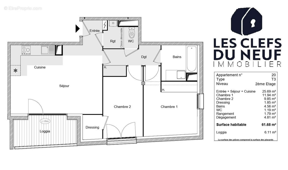 Appartement Toulouse 3 pièces 60m² + Loggia + Parking sous-sol ! JOLIMONT - photo 8