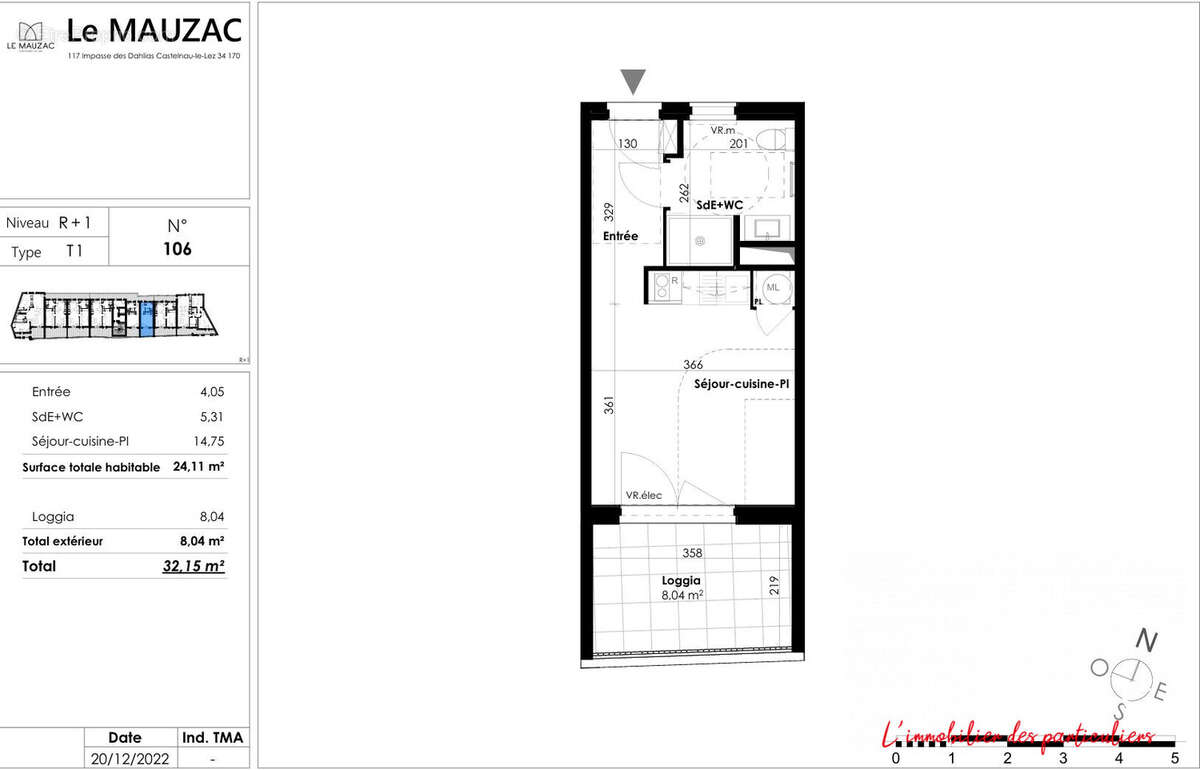 Appartement à CASTELNAU-LE-LEZ