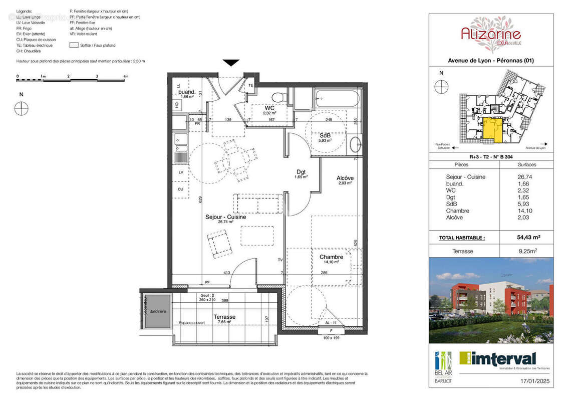 Appartement à PERONNAS