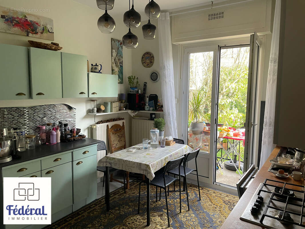 SCHILTIGHEIM F3 de 74m2 rdc, avec balcon et grand jardin dans maison traditionnelle. - photo 4