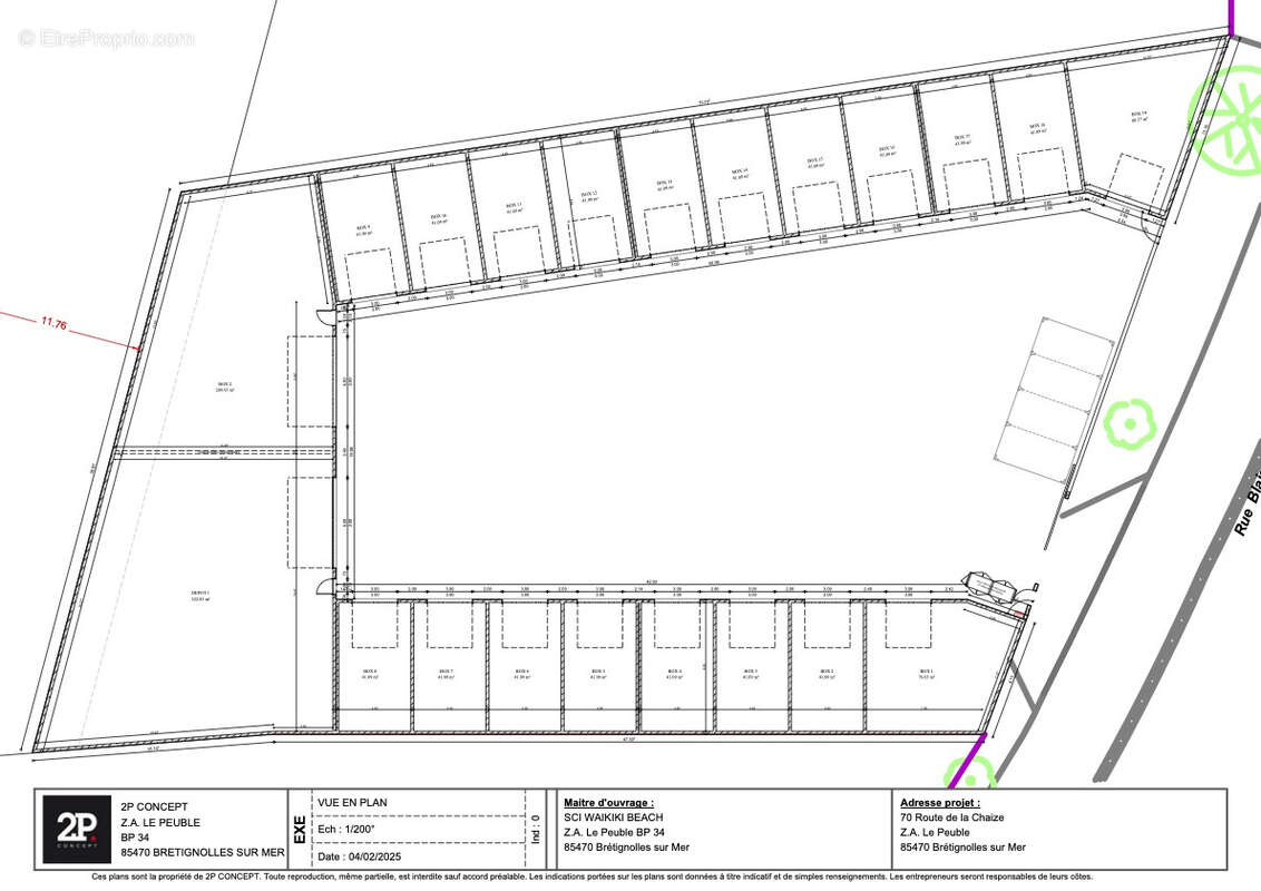 Parking à BRETIGNOLLES-SUR-MER