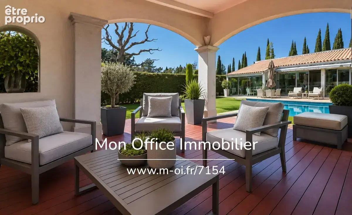 Référence : 7154-VCL. - Maison dans un cocon de verdure - 3 chambres, un bureau, une dépendance - BOUC BEL AIR - photo 3