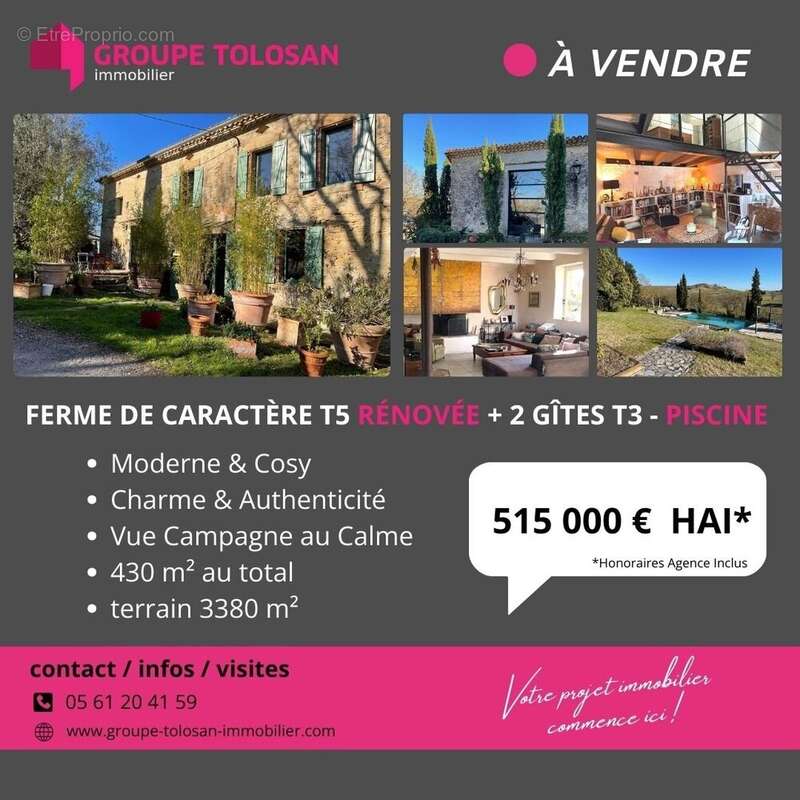 Maison à SAINT-FELIX-LAURAGAIS