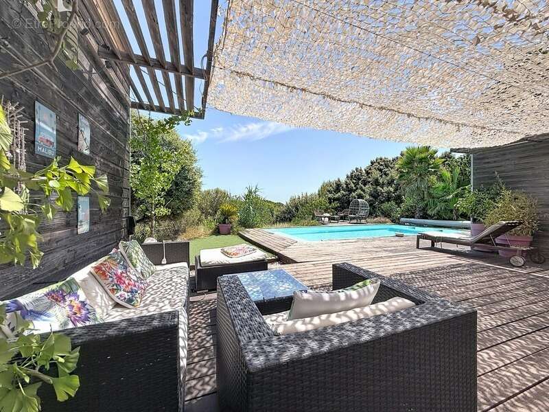 Juvignac : fontcaude – villa contemporaine en bois avec piscine et vue panoramique sur le golf - photo 5