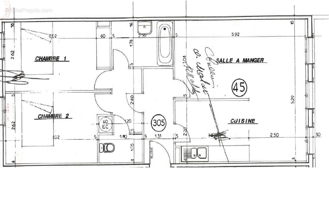 Appartement T3 de 67 m²  Quartier Lafayette - Rue de Létanduere - photo 18
