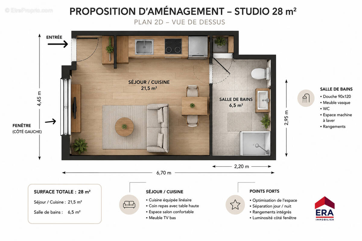 Appartement à SAINT-DENIS