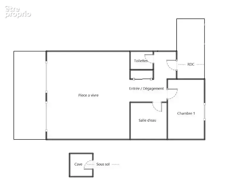 Appartement meublé T2 62m2 - photo 10