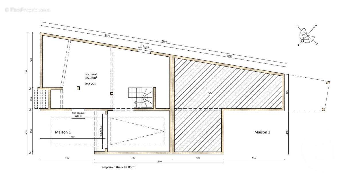 Terrain à SAINT-MAUR-DES-FOSSES