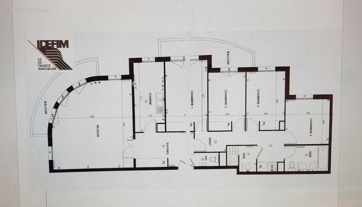 Levallois Limite Neuilly 5 P de 110 m2 + Balcons 8è ét Ascenseur - photo 9