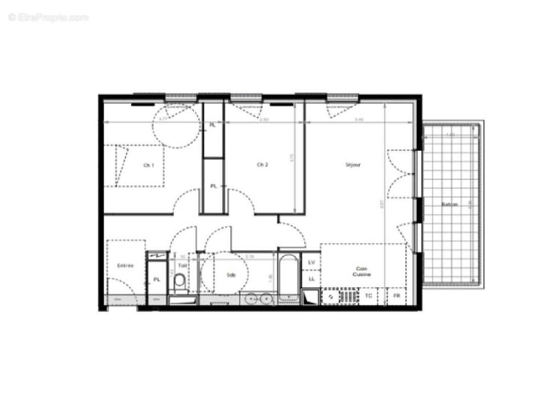 Appartement à LA ROQUETTE-SUR-SIAGNE