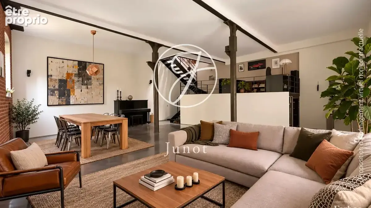 Lille - CORMONTAIGNE - Loft - 6 pièces - 216,98m² loi Carrez - 4 chambres - Terrasse - Jardin - Stationnement. - photo 7