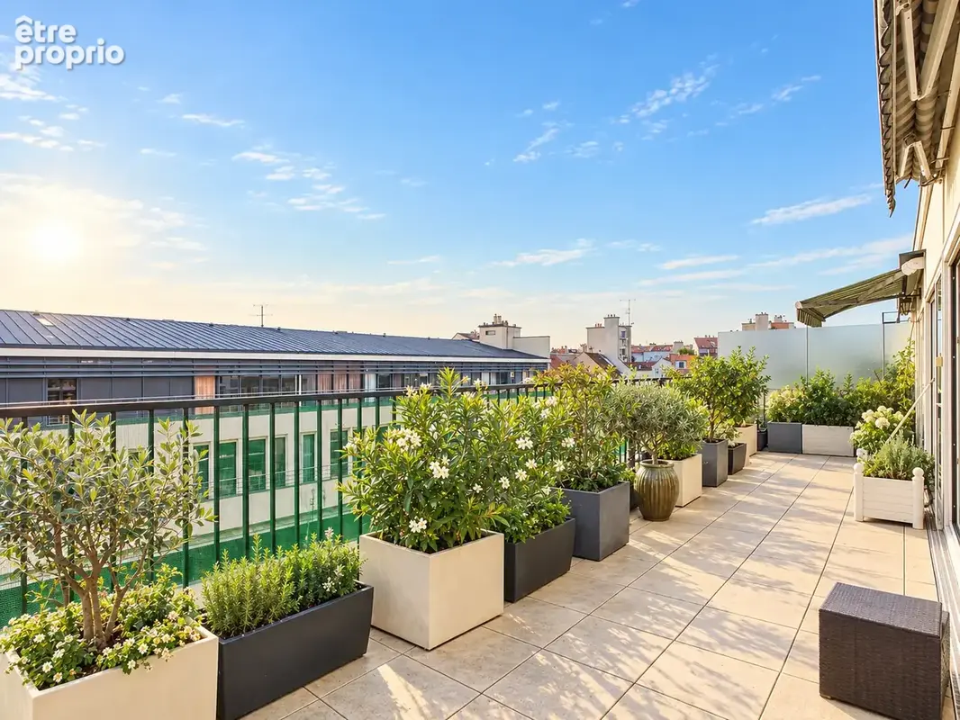 Vincennes centre rue leroyer dernier etage 127,48 m2 avec terrasse - photo 4